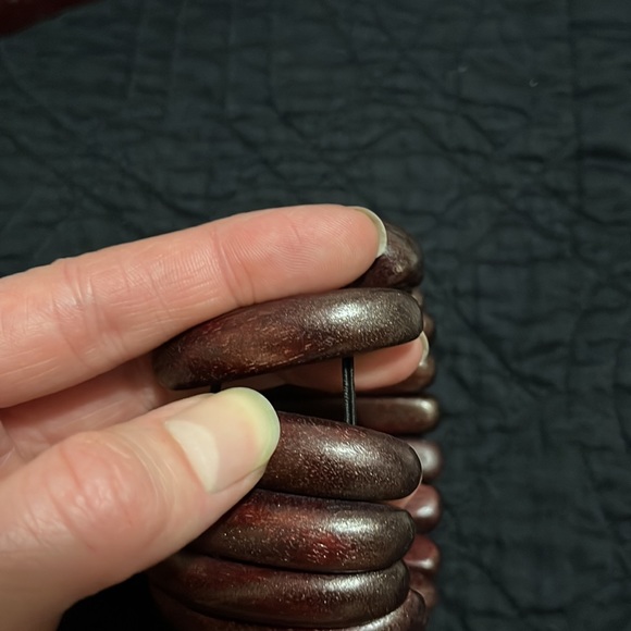 Vintage wooden bracelet - Picture 5 of 5